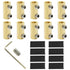 Bonsicoky 10 Gauge Wire Connectors, 10 Pcs Copper Splice Terminals with Heat