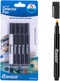 TIHOO Counterfeit Bill Detector Pens, 5 Pack - Fake Money Marker, Yellow Chisel Tip, Not Water Resistant