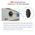 2Pack 130LBS M8 Mounting Magnets, Rubber Coated Neodymium Magnets with Threaded Studs, Non-Slip Strong Mounting Magnet