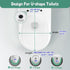 SADALAK D/U Shape Toilet Seat,Soft Close and Quick-Release for Easy Cleaning Toilet Seats Cover,Stable Hinge Design