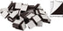 Teacher Created Resources Adhesive Magnetic Squares, Black, 100/Set