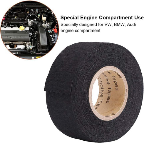 Keenso High Temperature Resistant Automotive Wiring Harness Tape, 32mm x 15m