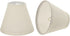 Aspen Creative 32118-2A Small Hardback Empire Shape Chandelier Clip-On Lamp Shade Set (2 Pack),