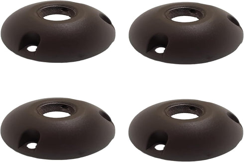 Heavy Duty Brass Mounting Plate, Surface Flush Mount for Low Voltage Outdoor Landscape Lighting, Easy to Install