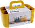 BLUE GINKGO Stackable Multipurpose Caddy Organizer with Handle | Desk, Makeup, Dorm, Classroom Art Organizers (Made in