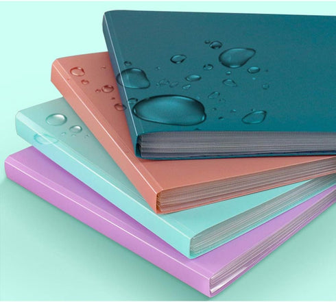Vertical Expanding Accordion Folder with 7 Pockets, A4 Letter Size Document Wallet Organizer Bag, Pink with Elastic