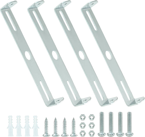 Waziaqoc 4 PCS 4.7 Inch Light Fixture Mounting Bracket, Ceiling Light Plate Wall