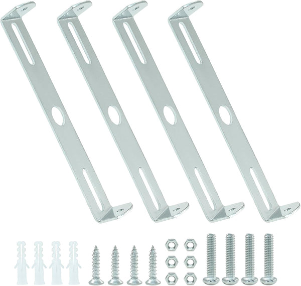 Waziaqoc 4 PCS 4.7 Inch Light Fixture Mounting Bracket, Ceiling Light Plate Wall