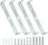 Waziaqoc 4 PCS 4.7 Inch Light Fixture Mounting Bracket, Ceiling Light Plate Wall