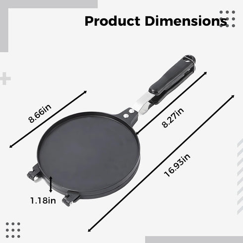 8.7 22 Cm Egg Roll Waffle Maker, in / Crispy Cone Pan, Non-Stick Double-Sided Griddle Plate, Aluminum Alloy Household