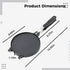 8.7 22 Cm Egg Roll Waffle Maker, in / Crispy Cone Pan, Non-Stick Double-Sided Griddle Plate, Aluminum Alloy Household