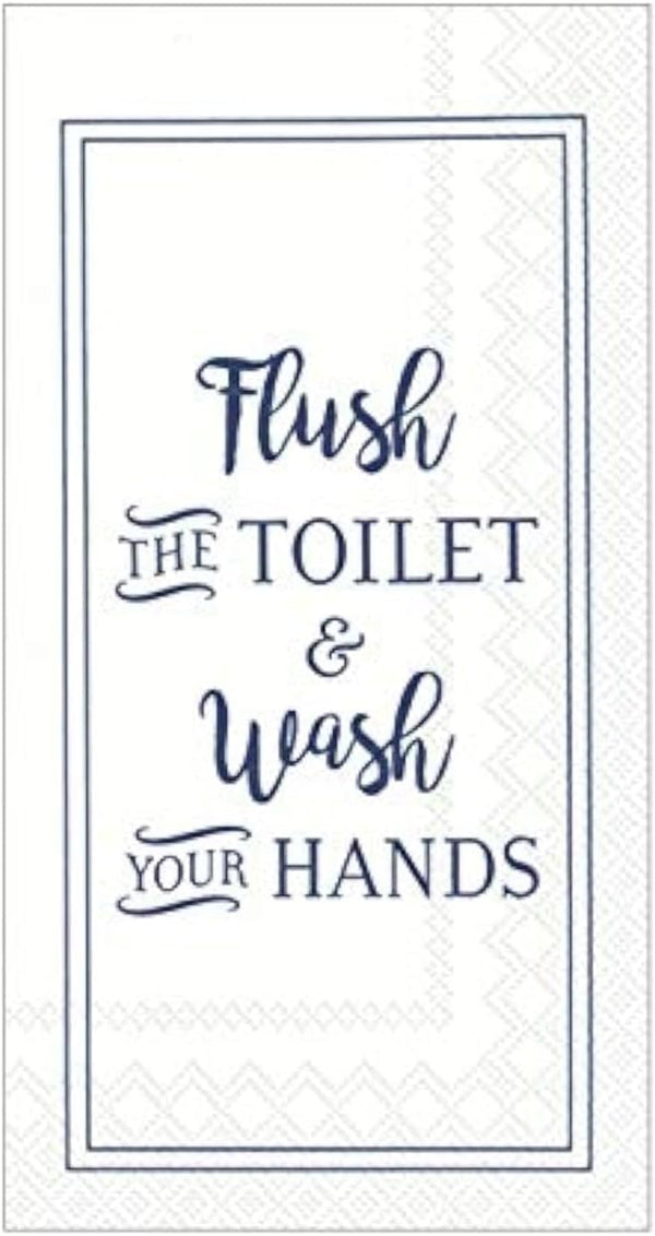 Boston International Funny Bathroom Decor Paper Hand Towels for Bathroom, Paper Guest