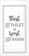 Boston International Funny Bathroom Decor Paper Hand Towels for Bathroom, Paper Guest