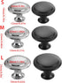 Ywmsfl 10Pcs Drawer Pulls Stainless Steel Dressers Knob Cupboard Handle Modern Furniture Handle Round Bedside Cabinet