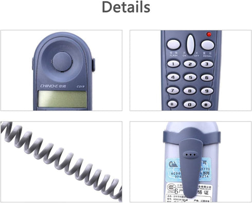 Telecom Check Telephone Line Survey Machine CHINO-E C019 Tester with Alligator Clip Set
