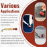 ZY358 40mm Silicone Seam Roller with 6mm Brass Detail Penny Roller, Combo Tool for Woodworking, Flooring, Wallpaper