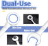 Mesee 10 Pieces Mini Combination Wrench Set, Dual-Use Spanner Hand Repair Tool for Automotive Bike Home Appliance