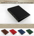 MUDOR 4 Ring Classic Stamp Binder, Empty Binder Albums for Stamps, Documents, Coins, Classic Binder, Black