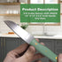 SuperDi G10 Scales Natural JADE GREEN 1/4" X 1.5" X 5.5" Knife Handle Grip Slabs