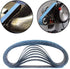 3/8 Inch x 13 Inch Zirconia Sanding Belts, 4 Each of 40/60/80/120 Assorted Grits for Woodworking, Metal Polishing (16
