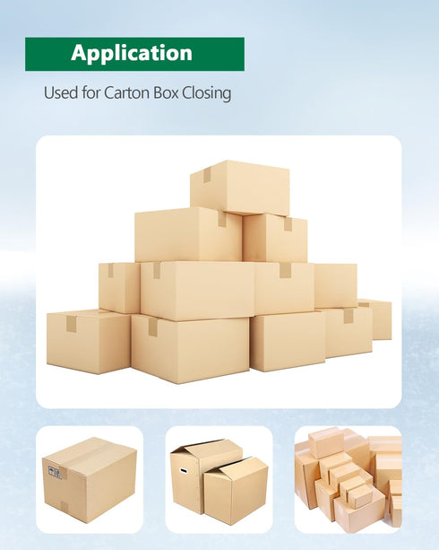 meite 16GCS34 16 Gauge 1-3/8" Crown Copper Coated Carton Closing Staples, 1600 PCS/BOX