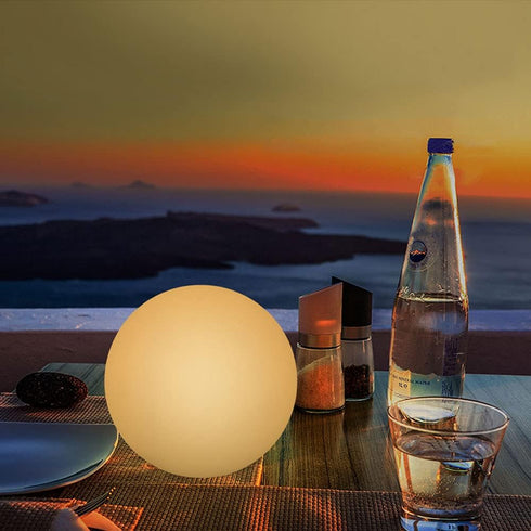 TTBDDDYH 7-Colors Sets Bedside Lamps, with Remote Control Portable LED Round Night Light, RGB Colors Changing