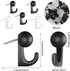 Push Pin Hooks, 50 Pieces Cork Board Hooks for Wall, Decorative Thumb Tacks for Bulletin Board and Photos