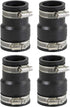 6I4Jx4 Reducing Coupling, Black, 1-1/2 x 1-1/4