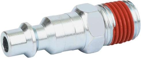 WYNNsky Air Tools Accessories Fittings, 1/4'' MNPT Zinc-Plated Plug with Sealant, I/M Type, 10 Pieces Air Quick Connect
