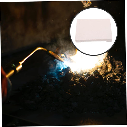 EXCEART Refractory Brick Honeycomb Jewelry Gold Welding Plate, Ceramics Plaster
