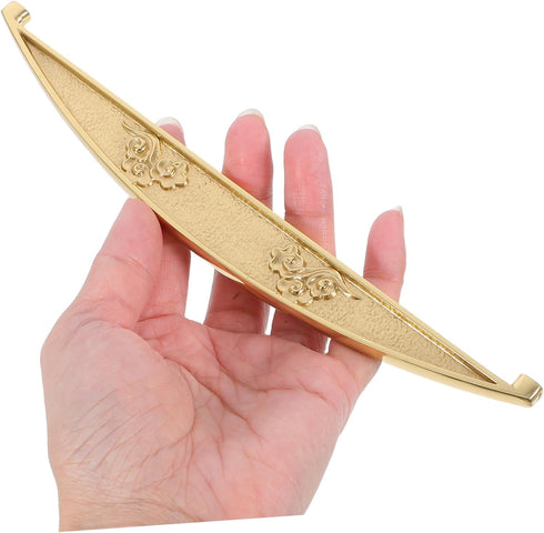 ABOOFAN Brass Double Hole Drawer Handle Chinese Style Pull for Cabinets Wardrobes Bedside Tables and Furniture