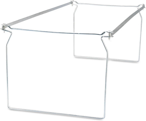 Universal UNV17000 Screw-Together Hanging Folder Frame, 23 in. to 26.77 in., Letter Size, Silver