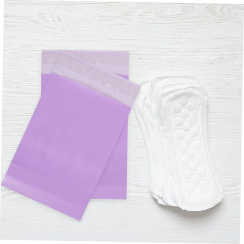 200pcs Menstrual Bags for Women Self-Adhesive Sealing Strips Thickened Privacy Pouches for Girls Leak Disposal