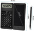TRELC 12 Digits LCD Display Solar Desktop Calculator with Notepad, Multi-Function Portable for Office, School, Home