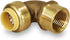 Everflow Supplies Pushlock UPF1 - 1 Inch Long Push x Female Elbow for Quick Installation