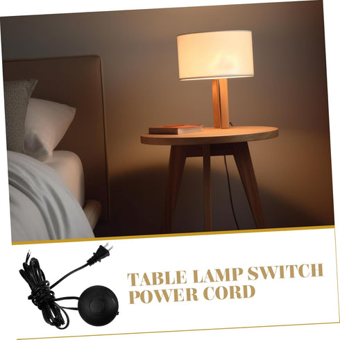 SHINEOFI 11Ft Foot Switch Power Cord Us Plug Extension Cord with Foot Operated Switch for Floor Lamp Desk Lamp Lighting