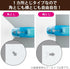 Kokuyo Harinacs Handheld Staple-Free Stapler, Portable Compact Alpha, Black, Japan Import, Up to 5 Sheets (SLN-MSH305DB)
