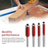 Ovrimelle 4PCS Set, 1/4 Inch Professional Flush Trim Router Bit Shank Top Bearing Hard Alloy Flush Trim Cut Router Bit