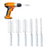 6PCS 1/4in Hole Cleaning Brushes Bore Brush for Drill Twisted Wire Cleaning Brush Power Drill Cleaning Wire Brush