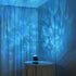 Tengsun Water Ripple Lamp Dynamic Ocean Wave Table Night Light Ocean Wave Ceiling Projector,Control Aurora Projector