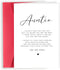 Londue Pregnancy Announcement Gifts for Aunt, Auntie to be Gifts from Niece Nephew,