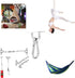 2 Set M8 Ceiling & Wall Mount Hanging Hardware Fitting Set 304 Stainless Steel Heavy Duty Square Pad Eye Plate + Snap Hook for Yoga Hammock Chair Swings Marine Yacht Boat Accessories by Lind Kitchen