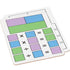 Really Good Stuff Fact Family Dry Erase Boards - Set of 6 Boards for Multiplication and Division