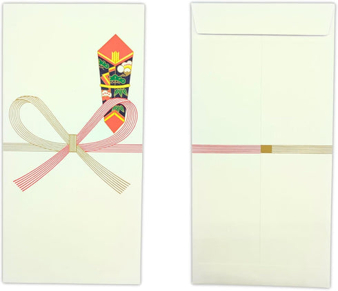 Japanese Traditional Gift Money Envelope 30 Pack, Paper, Pochi Bukuro, Mizubiki Design, Made in Japan by ZEN GIFT ENTERPRISE