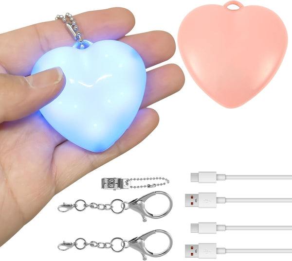 bigjvbfv 1/2/4Pcs Purse Glow Heart Light LED Automatic Sensor Purse Light Touch Activated