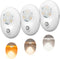 Pebble-Shaped Night Lights Motion Sensor Light - 3 Color Changing, Magnetic Mount