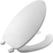 BEMIS 175 Commercial Open Front Plastic Toilet Seat, Heavy Duty Industrial Seat