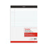 by STAPLES 8.5 11.75, 3Pack STAPLES Notepads, x Narrow Ruled, White