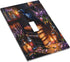 haigof 1 3 5 Inch Gothic Bookshelf Crow Light Switch Cover Wall Plate Gang Single Plates Print Faceplate Home Decor X