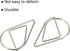 MECCANIXITY 100 Pack Drop-Shaped Cute Decorative Paper Clips with Box for Office Organization